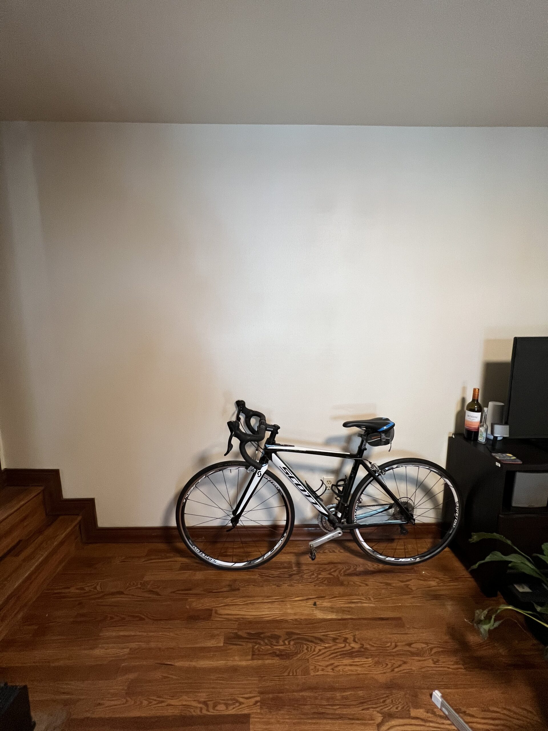 bike storage before makeover