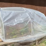 DIY PEX hoop house greenhouse for mountain gardening