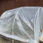 Half hoop house DIY project with PEX